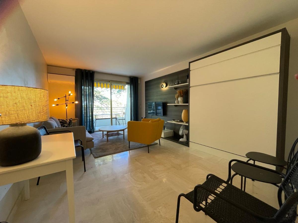 C012-Appartement Confortable Avec Piscine, Tennis Et Grand Parc 칸느 외부 사진