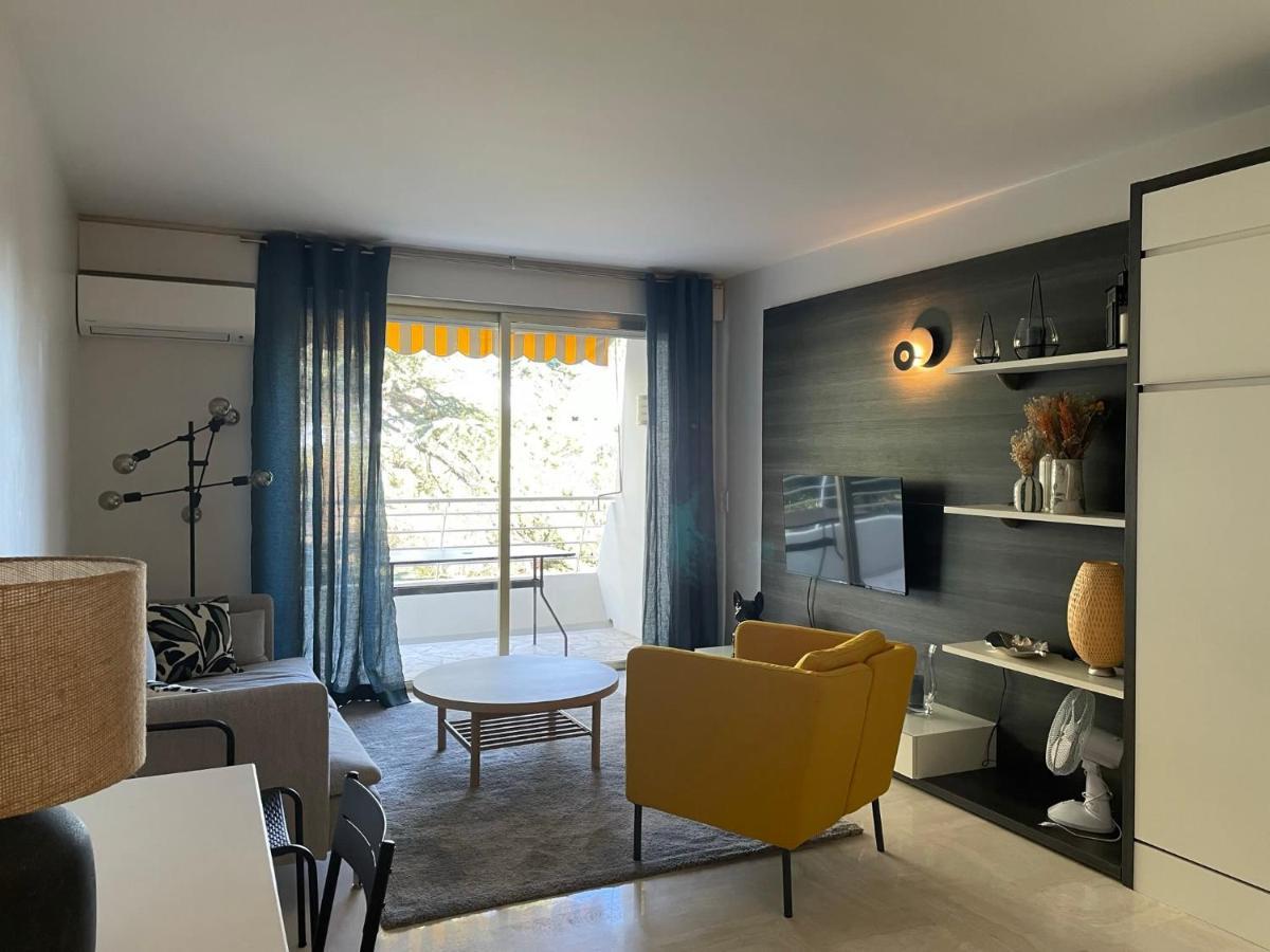 C012-Appartement Confortable Avec Piscine, Tennis Et Grand Parc 칸느 외부 사진