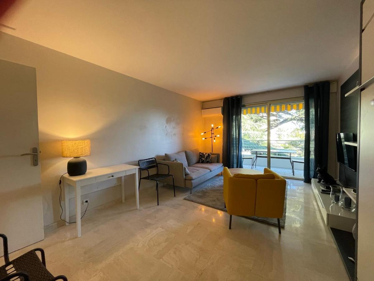 C012-Appartement Confortable Avec Piscine, Tennis Et Grand Parc 칸느 외부 사진